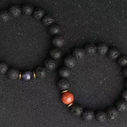 FREE Today: Support Healing Lava Rock Goldstone Blue Sandstone Bracelet