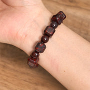 Buddha Stones Bloodstone Strength Bracelet Bracelet BS 3