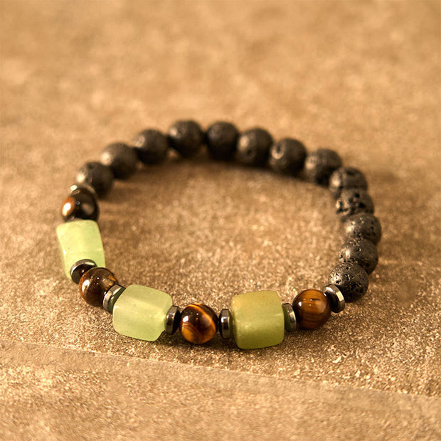 FREE Today: Inner Peace And Healing Various Crystals Lava Rock Bracelet