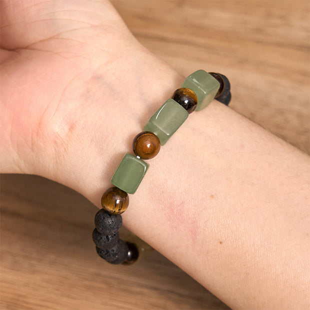 FREE Today: Inner Peace And Healing Various Crystals Lava Rock Bracelet