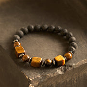 FREE Today: Inner Peace And Healing Various Crystals Lava Rock Bracelet