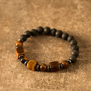 FREE Today: Inner Peace And Healing Various Crystals Lava Rock Bracelet