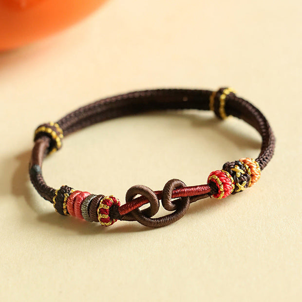 FREE Today: Strength Connection Handmade Ingot Pattern Braided String Bracelet