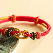 FREE Today: Strength Connection Handmade Ingot Pattern Braided String Bracelet