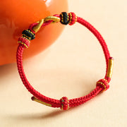 FREE Today: Strength Connection Handmade Ingot Pattern Braided String Bracelet