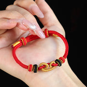 FREE Today: Strength Connection Handmade Ingot Pattern Braided String Bracelet