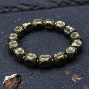 Buddha Stones Meteorite Copper Self Care Bracelet Bracelet BS Copper(Wrist Circumference: 22cm)