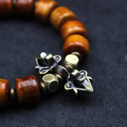 Buddha Stones Yak Bone Copper Strength Bracelet Bracelet BS 3