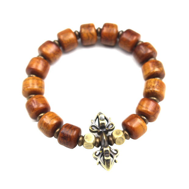 Buddha Stones Yak Bone Copper Strength Bracelet Bracelet BS 11