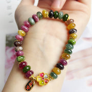 Buddha Stones Tourmaline Jade Love Bracelet