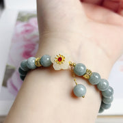 Buddha Stones Jade Abundance Flower Bracelet