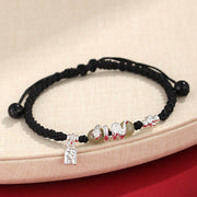 FREE Today: Protection Strength Hetian Jade Year of the Snake String Braided Bracelet