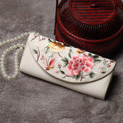 Buddha Stones Peony Tulip Su Embroidery Party Shopping Purse Handbag Crossbody Bag