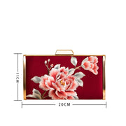 Buddha Stones Carnation Peony Begonia Su Embroidery Wedding Shopping Purse Handbag Crossbody Bag Wallet&Handbags BS 10