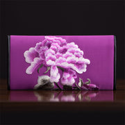 Buddha Stones Peony Su Embroidery Journey Shopping Long Purse Handbag Wallet&Handbags BS Purple (20*10cm)