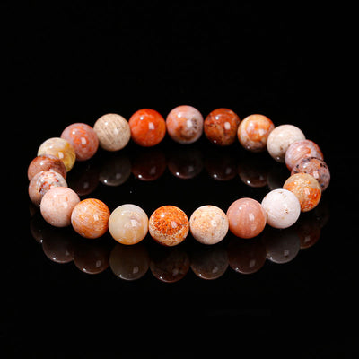 Buddha Stones Fossil Coral Compassion Bracelet