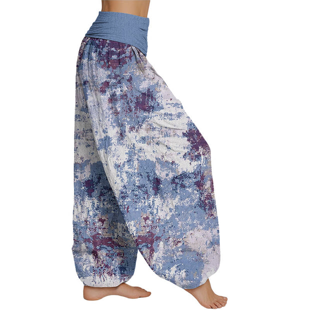 Buddha Stones Tie Dye Women's Elastic Waist Harem Pants Women's Harem Pants BS 6