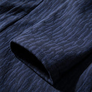 Buddha Stones Fall Simple Cotton Fleece Lined Men's Mid-length Coat Clothing (Extra 30% Off | USE CODE: FS30) - image 8