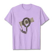 Buddha Stones Tibetan The Lord Of The Corpse Forest Beads Pattern Tee T-shirt T-Shirts BS Plum 2XL