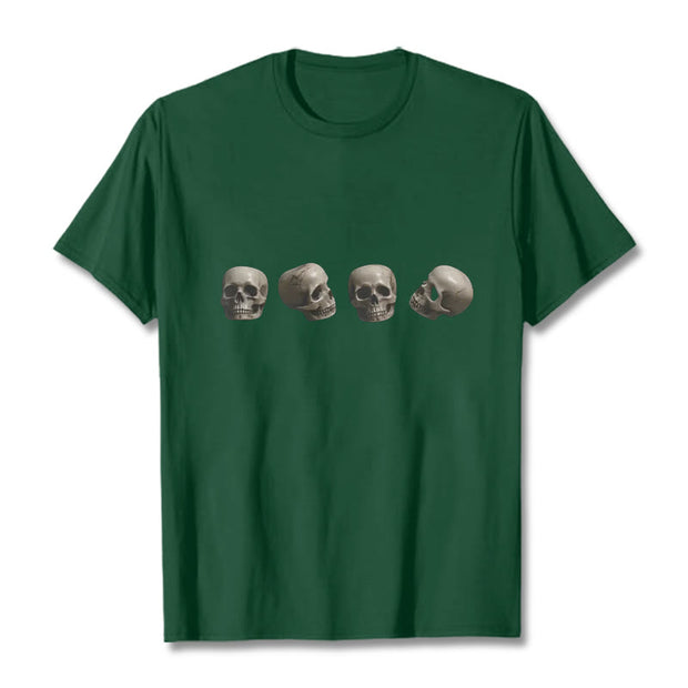 Buddha Stones Tibetan The Lord Of The Corpse Forest Skulls Pattern Tee T-shirt