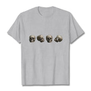 Buddha Stones Tibetan The Lord Of The Corpse Forest Skulls Pattern Tee T-shirt