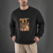 Buddha Stones Accept The Impermanence Of Life The Lord Of The Corpse Forest Skulls Fleece Lined Sweatshirt