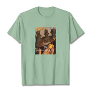 Buddha Stones Accept The Impermanence Of Life The Lord Of The Corpse Forest Skulls Tee T-shirt T-Shirts BS Pale Green 2XL