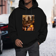 Buddha Stones Accept the Impermanence of Life The Lord Of The Corpse Forest Skulls Fleece Lined Hoodie Hoodie BS 12