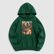 Buddha Stones Accept the Impermanence of Life The Lord Of The Corpse Forest Skulls Fleece Lined Hoodie Hoodie BS ForestGreen 2XL