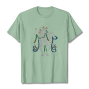 Buddha Stones Tibetan The Lord Of The Corpse Forest Design Tee T-shirt T-Shirts BS Pale Green 2XL