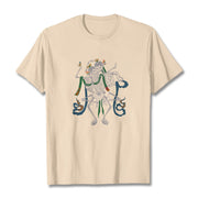 Buddha Stones Tibetan The Lord Of The Corpse Forest Design Tee T-shirt T-Shirts BS Bisque 2XL