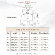 Buddha Stones Frog-Button Chinese Tang Suit Shirt Cotton Linen Men Jacket Clothing