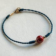 FREE Today: Calm Wisdom Handmade String Cinnabar Buckle Bracelet