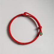 Buddha Stones Red String Jade Connection Bracelet Bracelet BS Red String 20cm