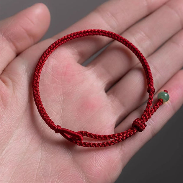 FREE Today: Love Strength Red String Jade Bracelet