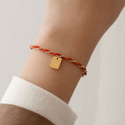 FREE Today: Connection Red String Gold Plated Copper Good Luck Bracelet