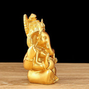 Buddha Stones Ganesh Ganpati Elephant Statue Transformation Home Resin Decoration