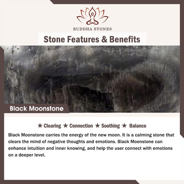 FREE Today: Clearing and Balance Black Moonstone Bracelet