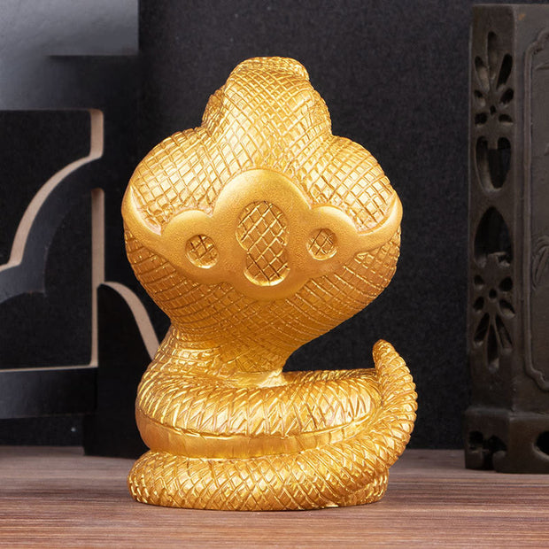 Buddha Stones Year Of The Snake Ingots Copper Coins Ball Wealth Resin Statue Home Decoration Decorations BS 9