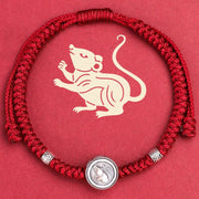 Buddha Stones 12 Chinese Zodiac Lucky Red String Bracelet