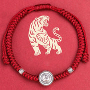 Buddha Stones 12 Chinese Zodiac Lucky Red String Bracelet