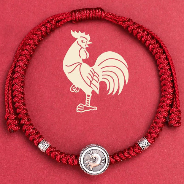 Buddha Stones 12 Chinese Zodiac Lucky Red String Bracelet