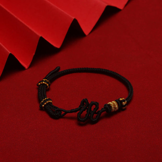 FREE Today: Protection Luck Red String Snake Knot Year Of The Snake Braided Bracelet