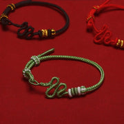 FREE Today: Protection Luck Red String Snake Knot Year Of The Snake Braided Bracelet