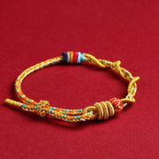 FREE Today: Bring Good Luck Yellow String Year Of The Snake Braided Bracelet