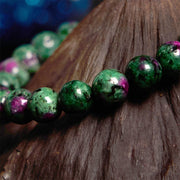 Buddha Stones Ruby Zoisite Connection Bracelet