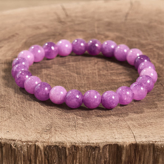 Buddha Stones Lepidolite Inner Peace Bracelet Bracelet BS 1