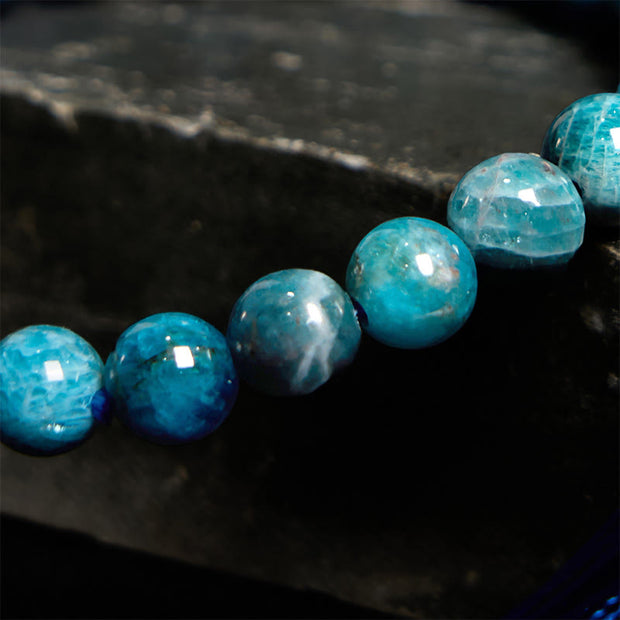 Buddha Stones Apatite Manifestation Bracelet Bracelet BS 3