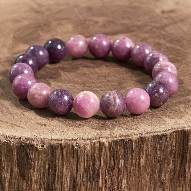 Buddha Stones Purple Mica Stone Positive Bracelet Bracelet BS 6