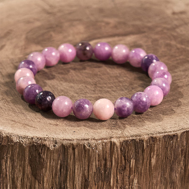 Buddha Stones Purple Mica Stone Positive Bracelet Bracelet BS 1